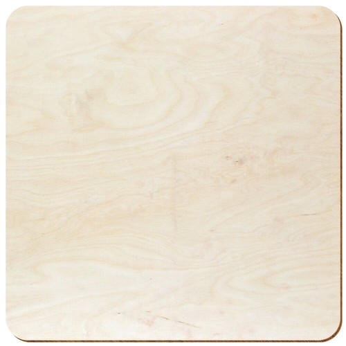 Holz quadrat aus birke natur - aus,