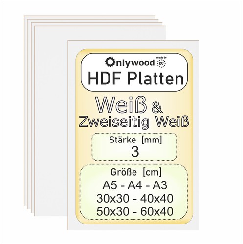 Hdf mdf platten 3mm - mdf,