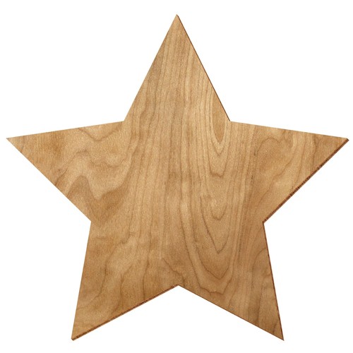 Holzstern birke rustikal - holzstern,